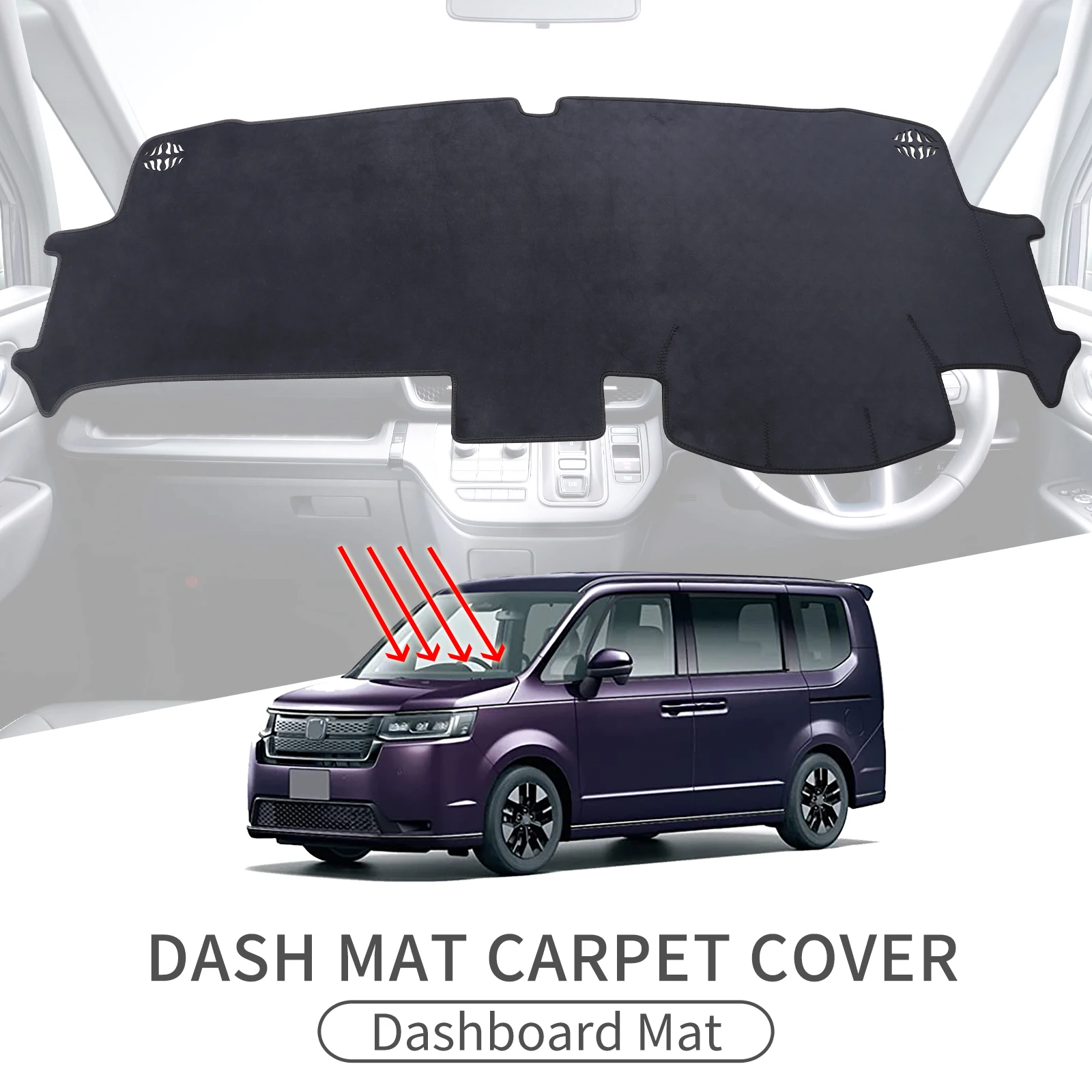 

Car Dashboard Mat for Honda Stepwgn Step Wagon 2022 2023 2024 Sunshade Protective Carpet Dash Mat Dashmat Accessories