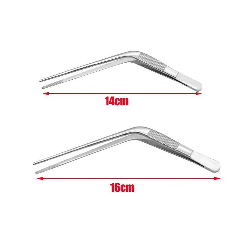 Medical Troeltsch Wilde Ear Dressing Forceps Wax Earpicker Removal Angled Clamp Clip Nasal Curved Earwax Clip Remover Tweezers