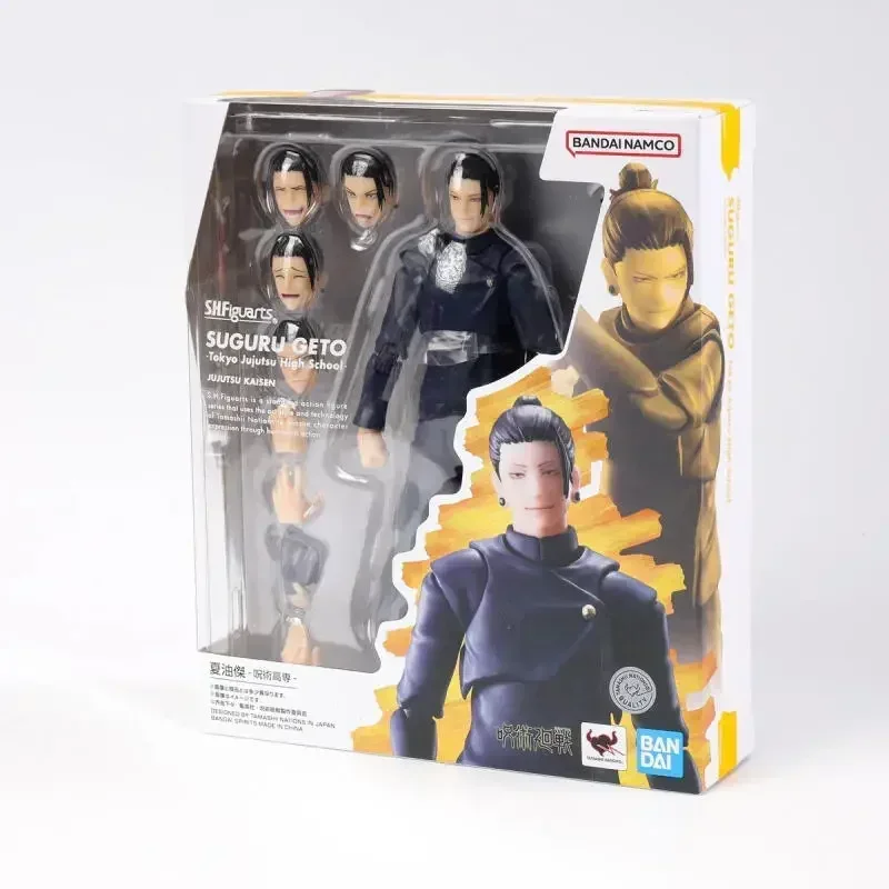 In Stock BANDAI Original S.H.Figuarts SHF Geto Suguru Jujutsu Kaisen 15.5cm PVC Anime Action Figure Collectible Doll Toys Gifts