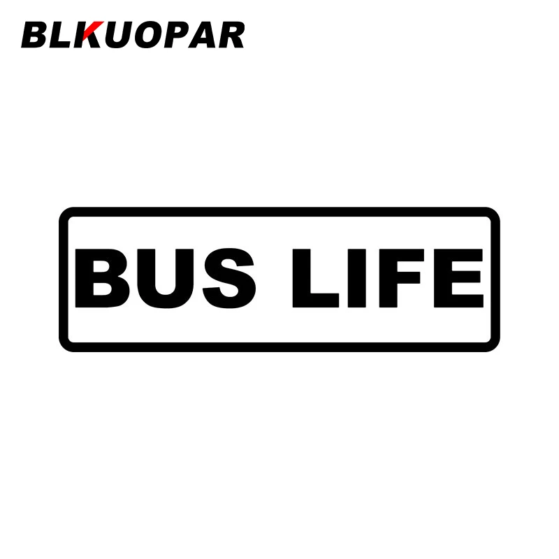 

BLKUOPAR Bus Life Car Sticker Scratch-Proof Fashionable Decals Personality Waterproof Creative Original Car Door Protector