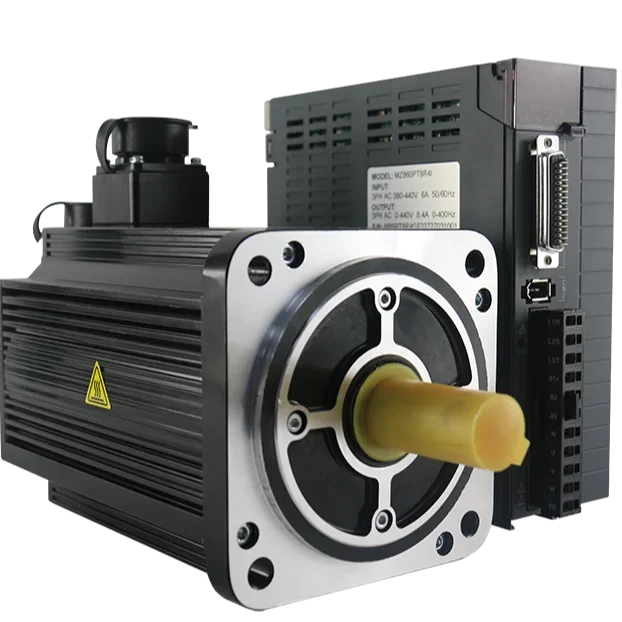 

Lichuan 380V 3.8KW 15Nm 2500RPM 23bit 130mm 3 Phase AC Servo Motor with Driver 130M15025B+M2532P Servo Motor for CNC Machine