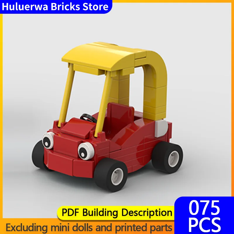 

Модель скоростного гоночного автомобиля MOC, строительные кирпичи, небольшой трансформируемый автомобиль для отдыха, модульная технология, детские праздничные подарки, игрушки