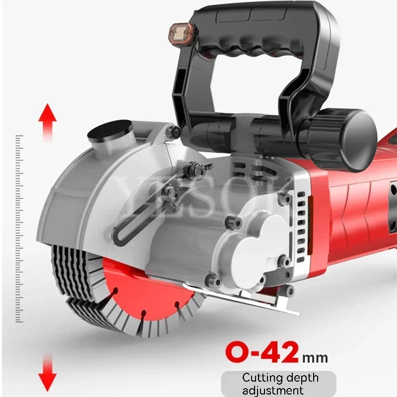 Electric Wall Chaser Handheld Laser Slotting Machine Brick Wall Cutting Machine Concrete Groove Slotting Machine 220V