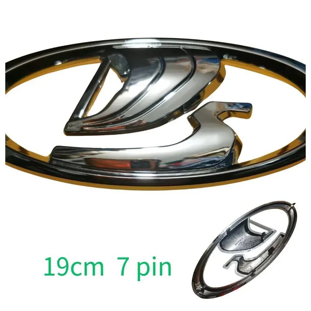 KEYDIY Oval ABS Car Front Rear Steering Wheel Sticker Badges Emblem Symbol Label dla Lada Granta Vesta Niva Travel Legend Largus