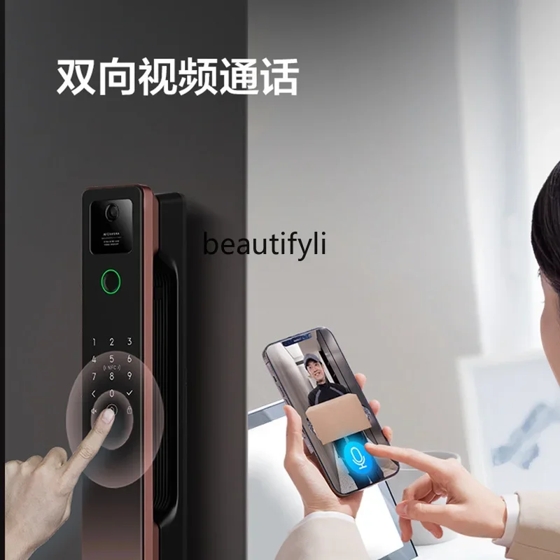 

Smart Lock K7g Household Automatic Fingerprint Anti-Theft Password Lock Visual Call Door Lock