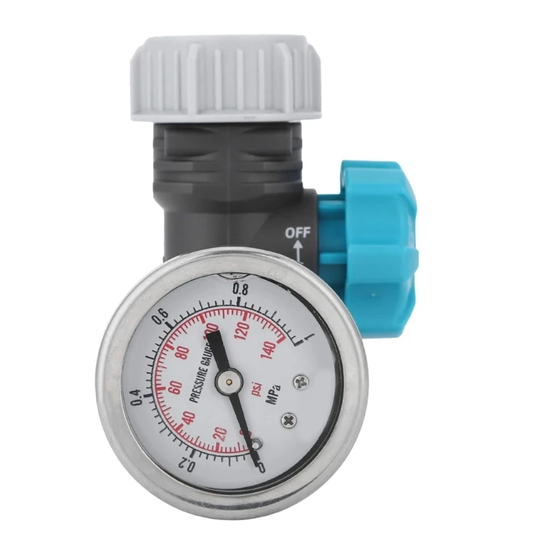 

3/4" Plastic Water Pressure Regulator Reducer DN20 With GaugeMeter for Purifier Dropship