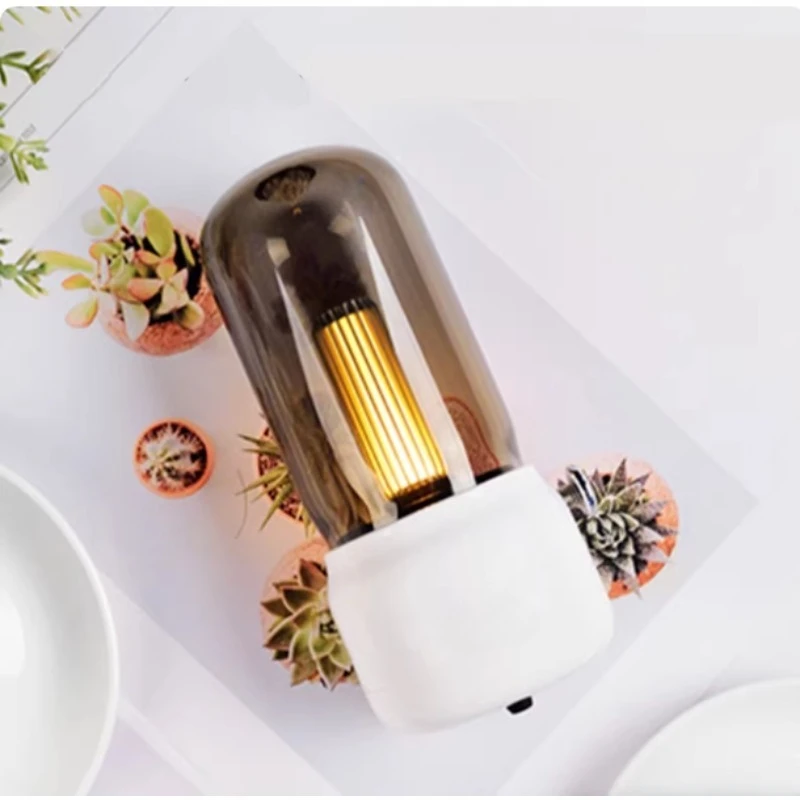 Pick-up Intelligent LED Candle Light Atmosphere Light Desktop Night   Creative Table Lamp Holiday Gift