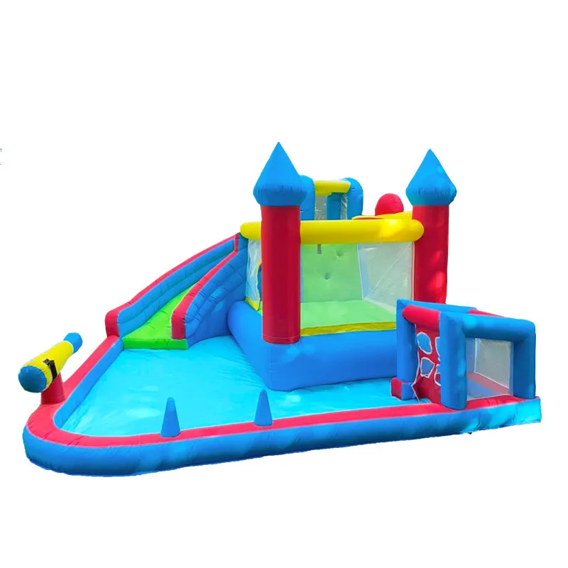 Inflatable Castle Slide Trampoline Water Type Inflatable Castle Slide Combination Children's Inflatable Castle Indoor and Outdoo