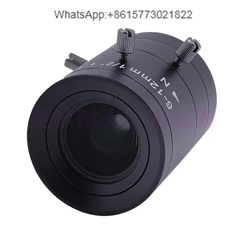 Zoom 6-12mm industrial lens 1/2 C port 3 million industrial camera lens manual machine vision low distortion