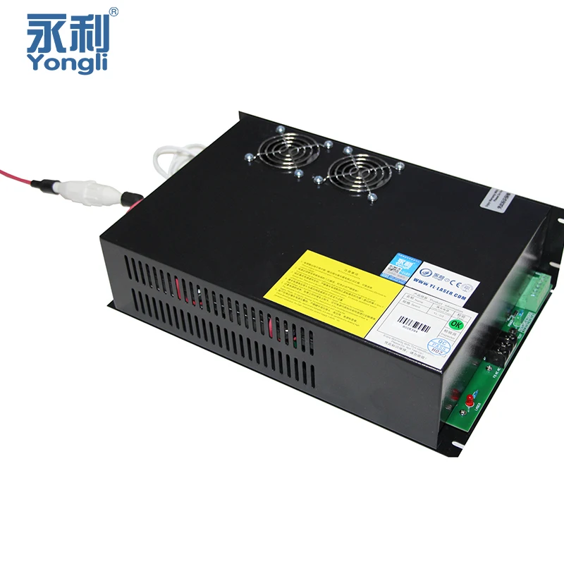 Yongli 130 W-180 W Laser-Netzteil für CO2-Glasrohr-Gravur-Schneidemaschine, kompatibel mit 150 W, 160 W, 170 W CO2-Laserröhre
