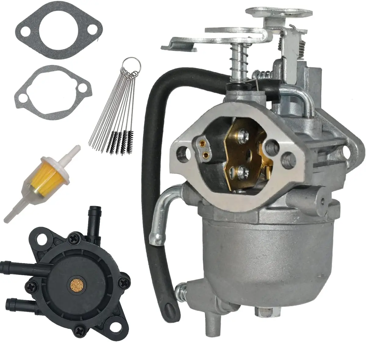 Карбюратор подходит для Kawasaki Mule 600 610 SX XC SC 4x4 KAF400 KAF400B KAF400A KAF400C KAF400E KAF400D Карбюратор с топливным насосом