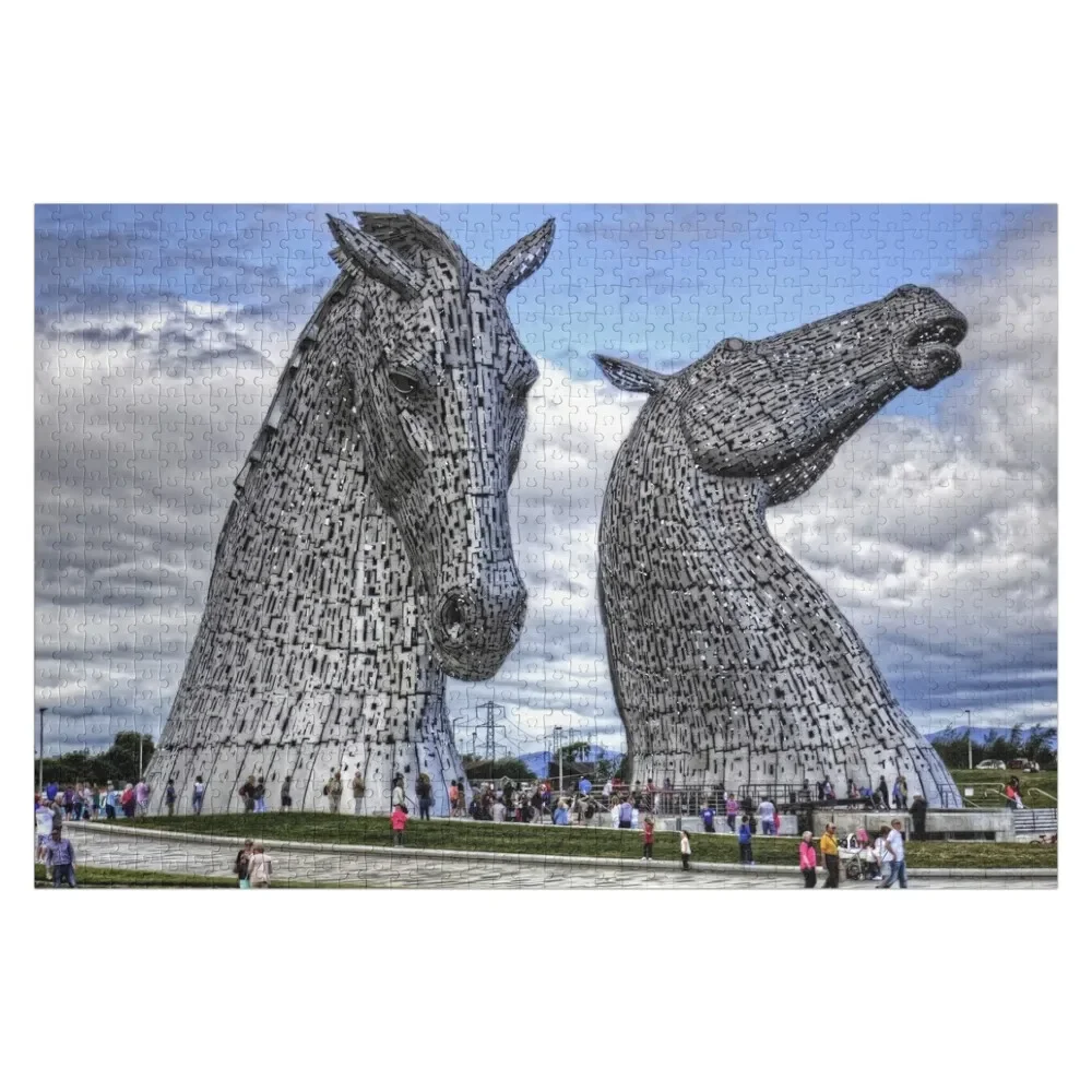 

Kelpies Jigsaw Puzzle Personalized Picture Wooden Decor Paintings Customized Kids Gift Puzzle