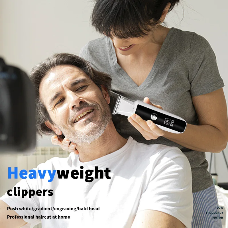 WAIKIL-Clipper de cabelo elétrico masculino, cabeleireiro profissional aparador, Clippers de carga USB para corte de cabelo, ferramentas sem fio Styling