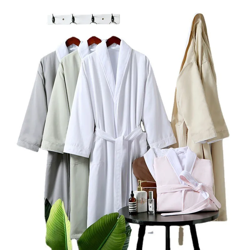 Women Autumn Winter New Thick Warm Bathrobe Kimono Soft Water Uptake Bath Robe Nightgown Women Sleepwear Basic SPA Hotel Robes