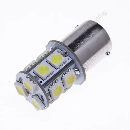 2X 24V BA15s SMD LED لمبات R10W/R5W 13/8 SMD للسيارات HGV الشاحنات 1156 245 149 246 Hella Spot/الذيل/الفرامل/عكس/إشارات جانبية #5