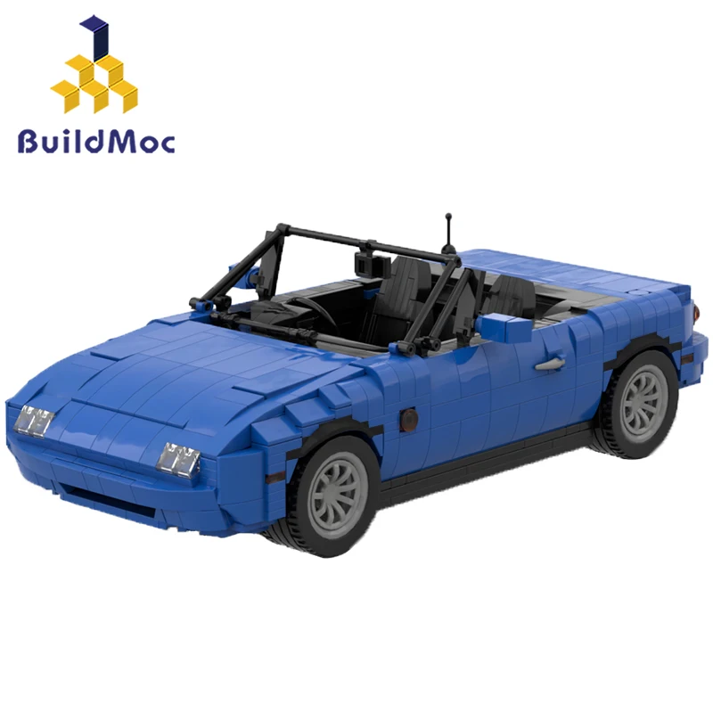 

Buildmoc Modern Brand MX-5 Car Roadster Model Kit MOC-27076 Building Blocks Bricks KIds Toys Fit High-Tech Vehicle Toys Gifts