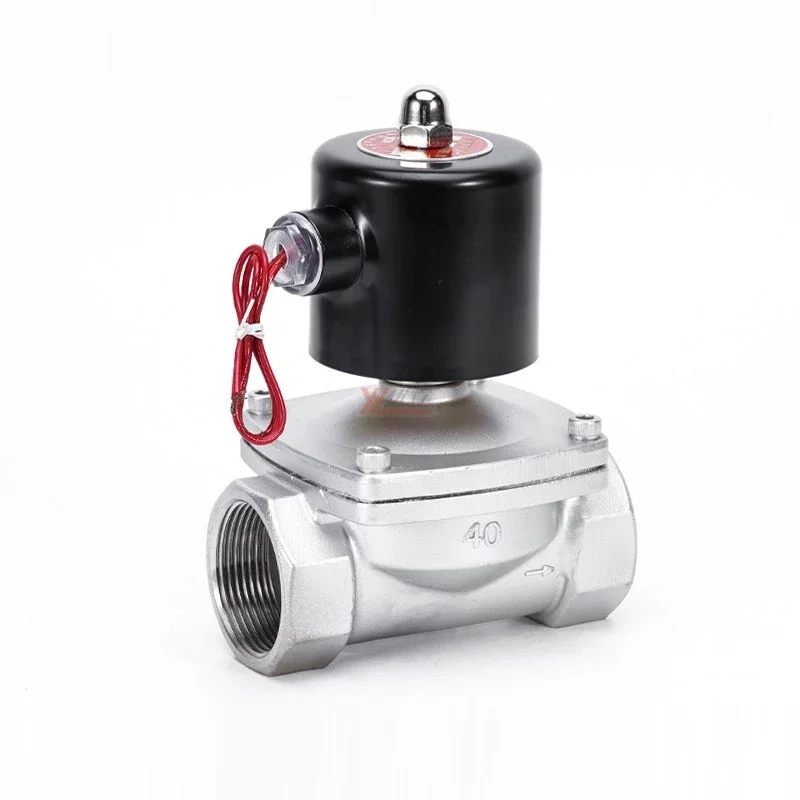 Detalle 4 de Electroválvula Stainless Steel 304 316 Explosion-Proof Steam High Temperature with Cooling Rib AC220V DC24V Flanged Solenoid Valve Agua y vapor