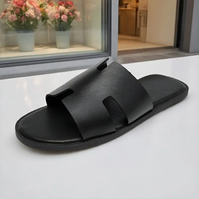 Neue Herren-Alltagsschuhe, Badezimmer- und Outdoor-Freizeitsandalen, rutschfest und verschleißfest, leichte, coole Herren-Slipper. – Detail 5
