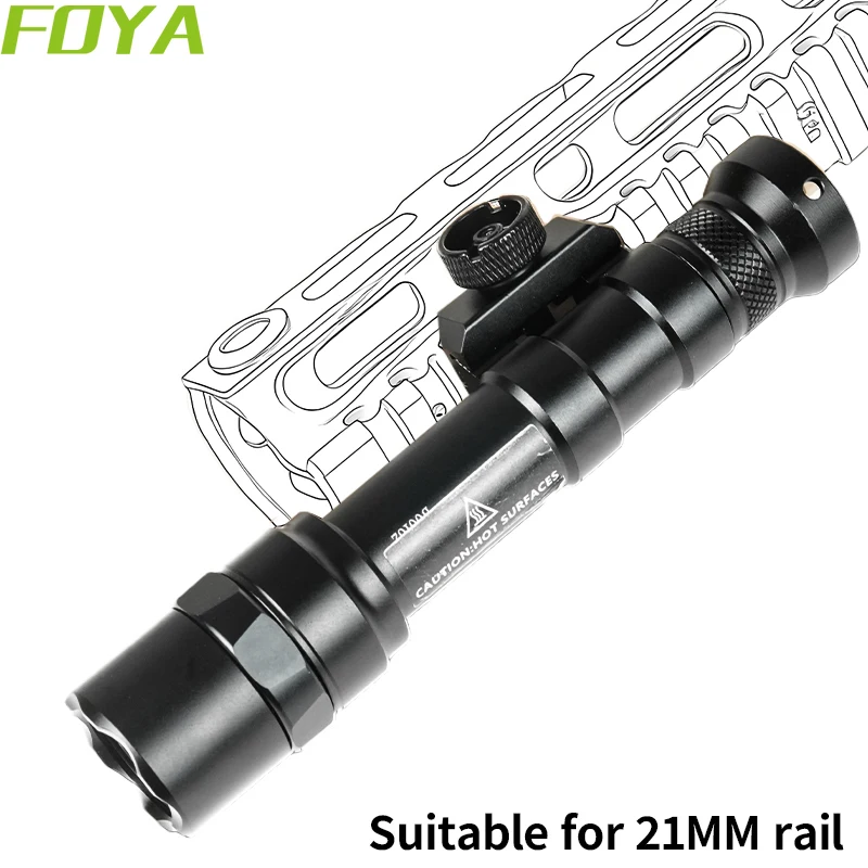 التكتيكية الادسنس SF M300B M600B في الهواء الطلق سلاح كشاف ضوء M600M300 مصباح يدوي الصيد صالح 21 مللي متر Picatinny السكك الحديدية