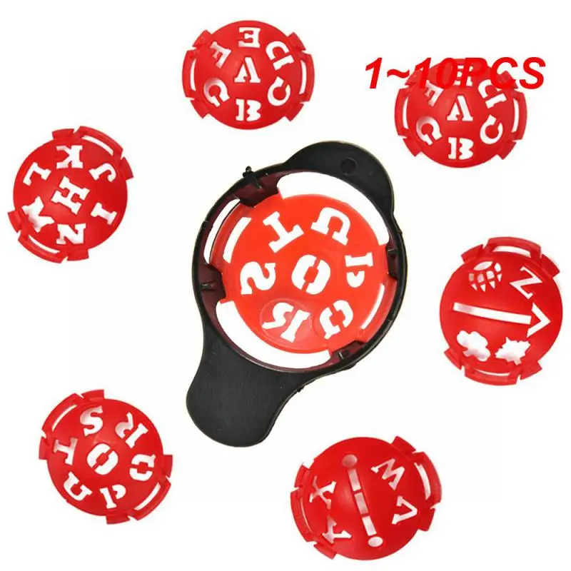 1~10PCS Golf Drawing Convenient High-quality Hot Sale Precise Alignment Improved Accuracy Highly Effective Golf Marker