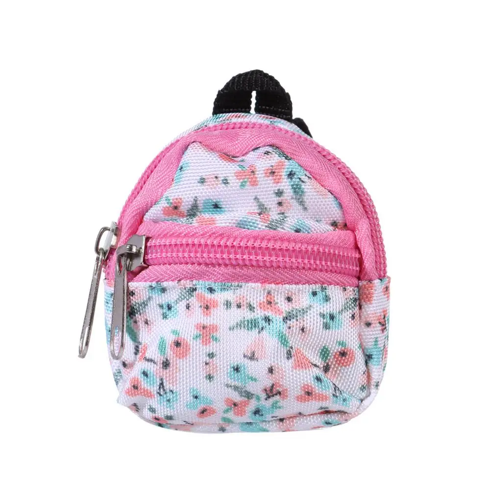 Cute Doll Backpacks Doll Bags Mini Bag Zipper Doll Backpacks Cute School Bags Doll Accessories Toy Dolls Supplies for Doll Play