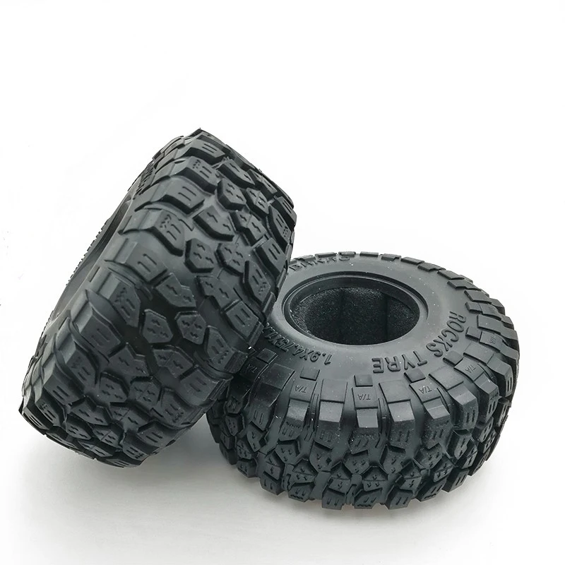 2 uds 1,9 pulgadas banda de rodadura de escalada simula el neumático apretar 120mm para 1/10 coche trepador de control remoto Traxxas TRX4 Defender Bronco AXIAL SCX10 RC4WD