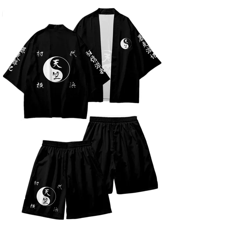 أزياء أنيمي طوكيو المنتقمون Tenjiku التأثيرية سترة السراويل Haori Izana Kurokawa الأحمر كيمونو كاكوتشو هيتو عباءة تيتا كيساكي