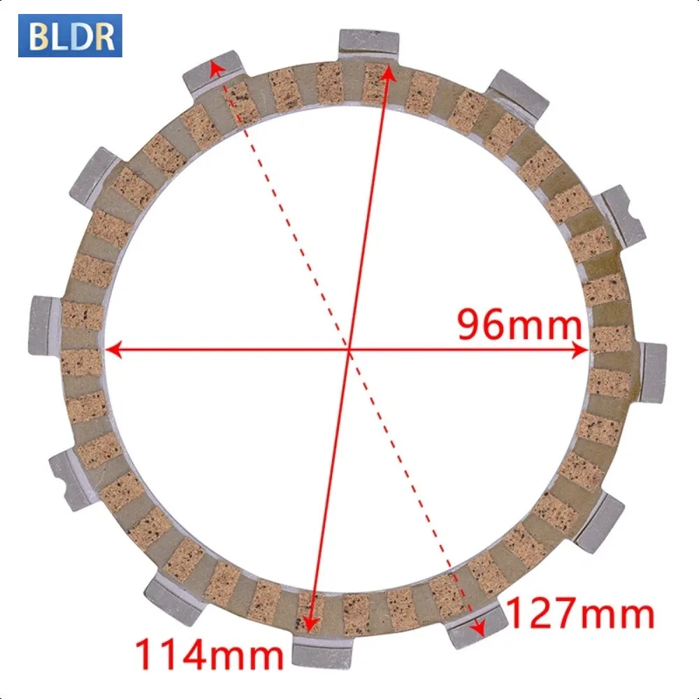 Motorcycle Clutch Plate For Hyosung XRX 125 XRX125S RT125 Karion GV125 Aquila GF125 GT125R Supersport GT125 Comet Naked