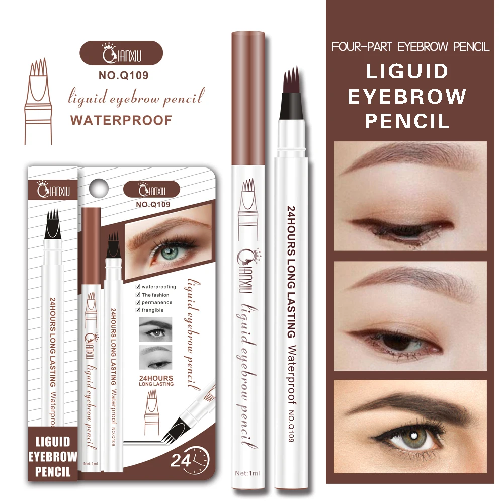 

Microblading Eyebrow Pen Waterproof Fork Tip Eyebrow Tattoo Pencil Long Lasting Professional Fine Sketch Liquid Eye Brow Pencil