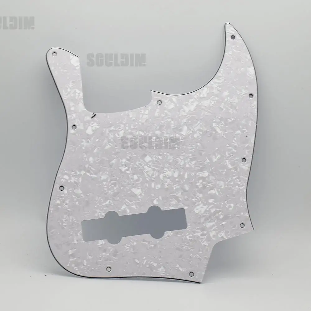 1pcs 10 Hole Jazz JB Bass Pickguard 4 String Guitar Scratch Plate Bass Guitar Accessories