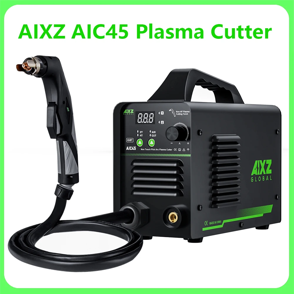 AIXZ AIC45 Plasma Cutting Welding Machine 220V IGBT Inverter Non-Touch Pilot ARC Air Plasma Cutter 2T 4T Cutting 10-16mm