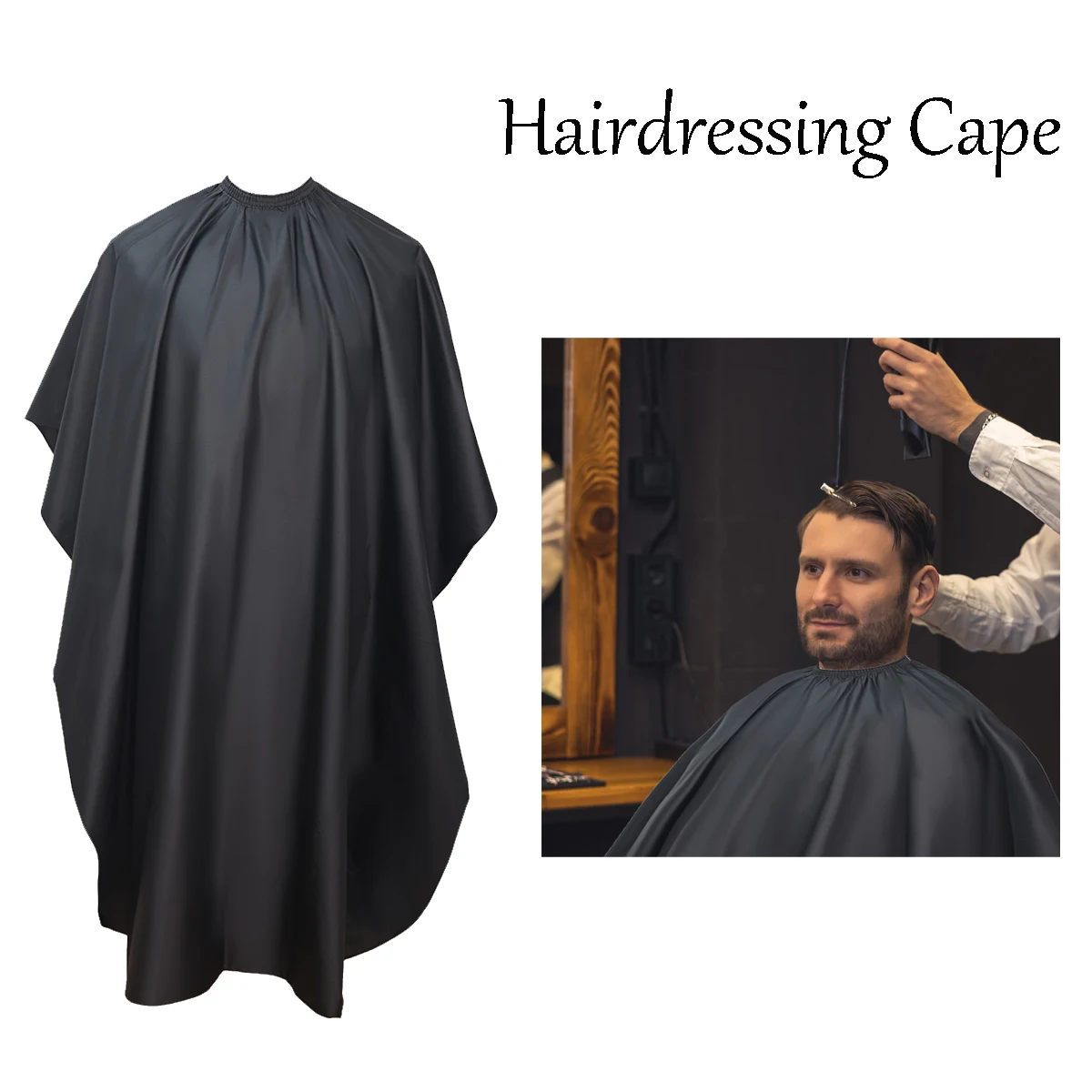 

Barbershop Professional Hair Cutting Cape Waterproof Hairdresser Barber Cloth Salon Household Hairdressing Styling Tool Supplies