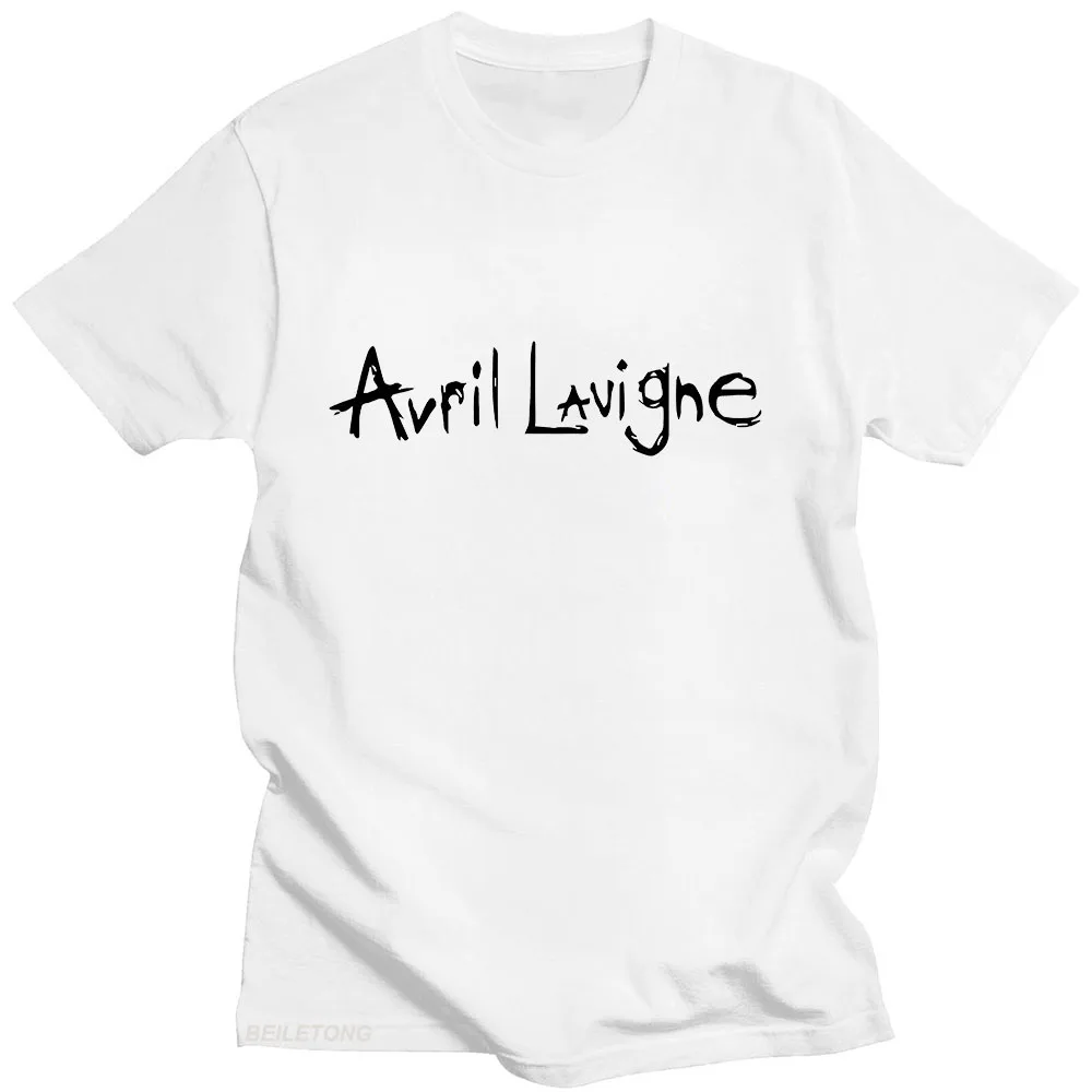 Avril Lavigne T-shirt Short Sleeve Gothic Cotton Tee-shirt Funko Pop Hip Hop Retro Tshirt Sudaderas High Quality Casual Clothing