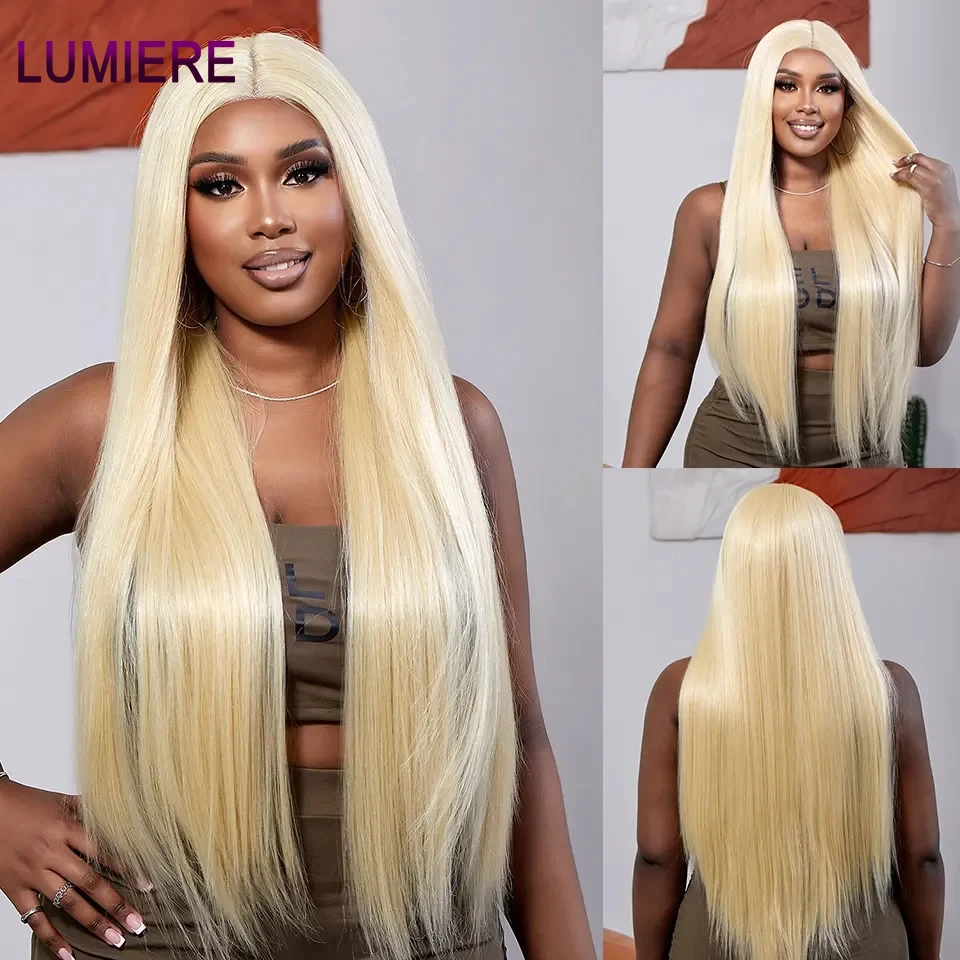 Lumiere 613 Lace Frontal Wig Human Hair 13x4 HD Transparent Honey Blonde Lace Front Wig Human Hair Wig For Women Pre Plucked