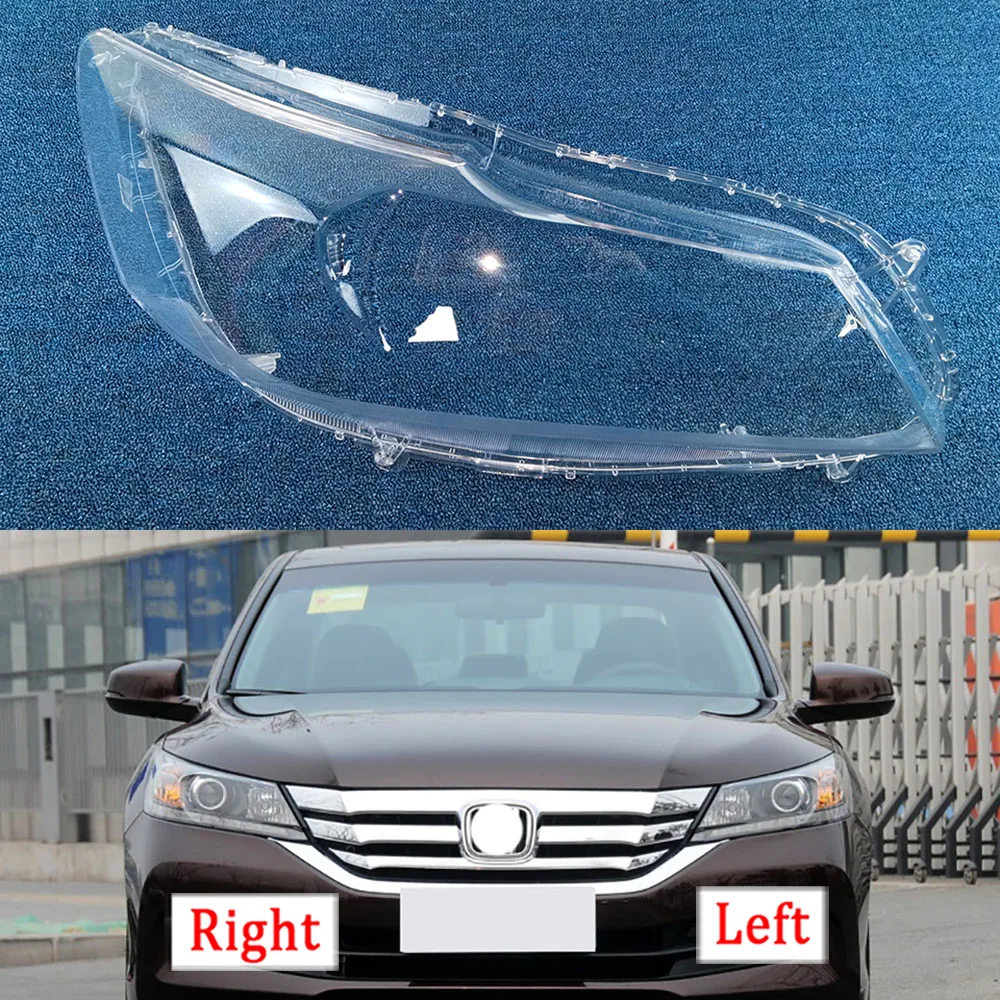 

Headlamps Glass Headlights Shell Cover Transparent Lampshades Lamp Shell Masks Lens For Honda Accord Nine Generation 2014 2015