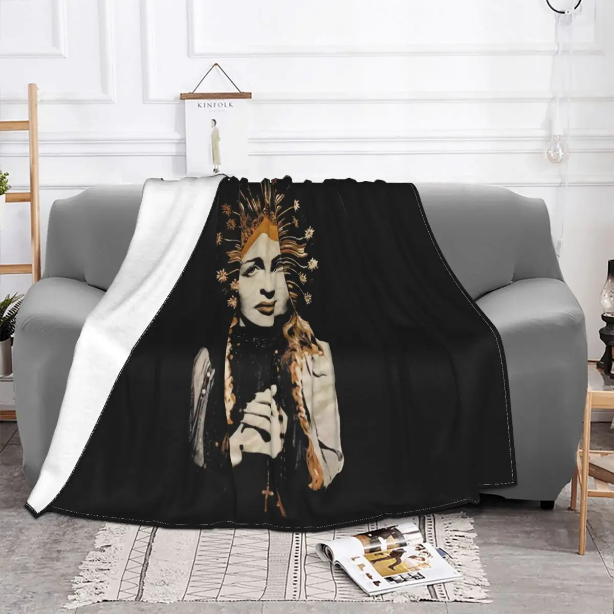 Madonna Madame X Tour New New York Exclusive I Rise Batuka Like A Prayer Throw Blanket