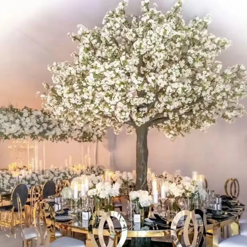 

Искусственные большие деревья, реалистичное уличное декоративное искусственное вишневое дерево для свадебного украшения центральной части