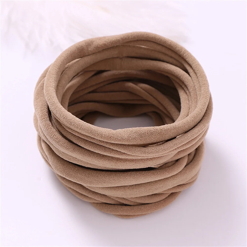 Seamless Children Headbands Nylon Elastic Handmade DIY Baby Headband European American Style Princess Hair Accessories Wholesale