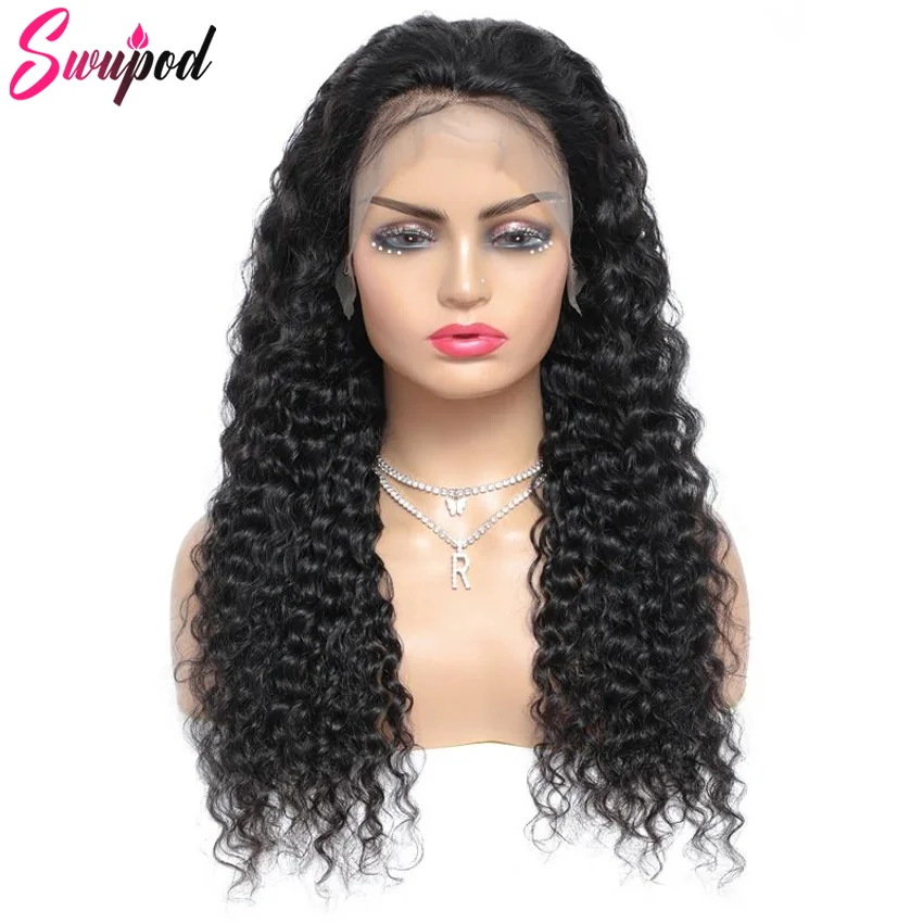 Wave Frontal 13x6 Hd Lace Wig Human Hair For Black Women Deep Wave Remy Human Hair Black Blonde Wig Loose Deep Preplucked