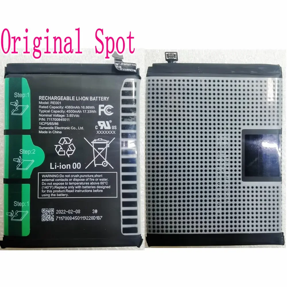 

New RE001 Replacement Original Mobile Phone Battery P/N:711700845011 1ICP5/65/86