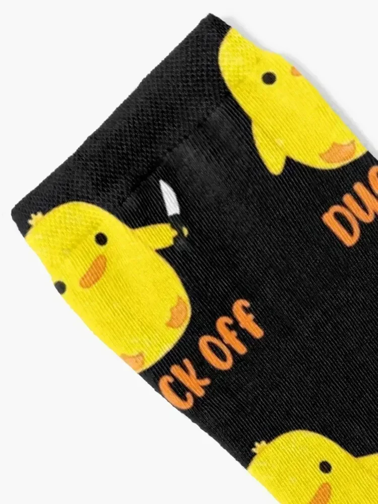 Duck Off! Socks hiphop japanese fashion sheer Man Socks Women's