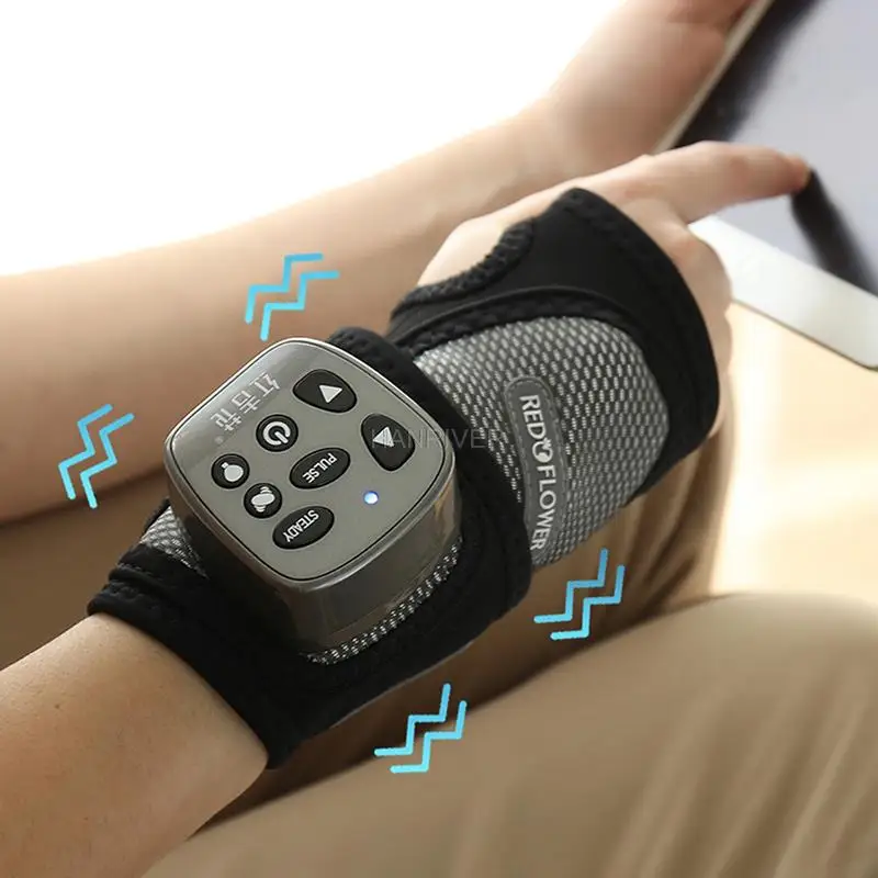 

Trillingen Hand Pressotherapy Apparaten Massage Machine Elektrische Verwarming Fysiotherapie Gewrichten Pijn Pols Massager
