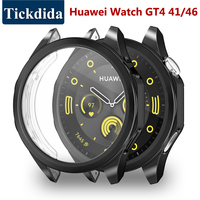 Full Protective Shell for Huawei Watch GT 4 46/41mm Smart Watch Protector Frame Soft Crystal Clear TPU Case for Huawei GT4 Cover