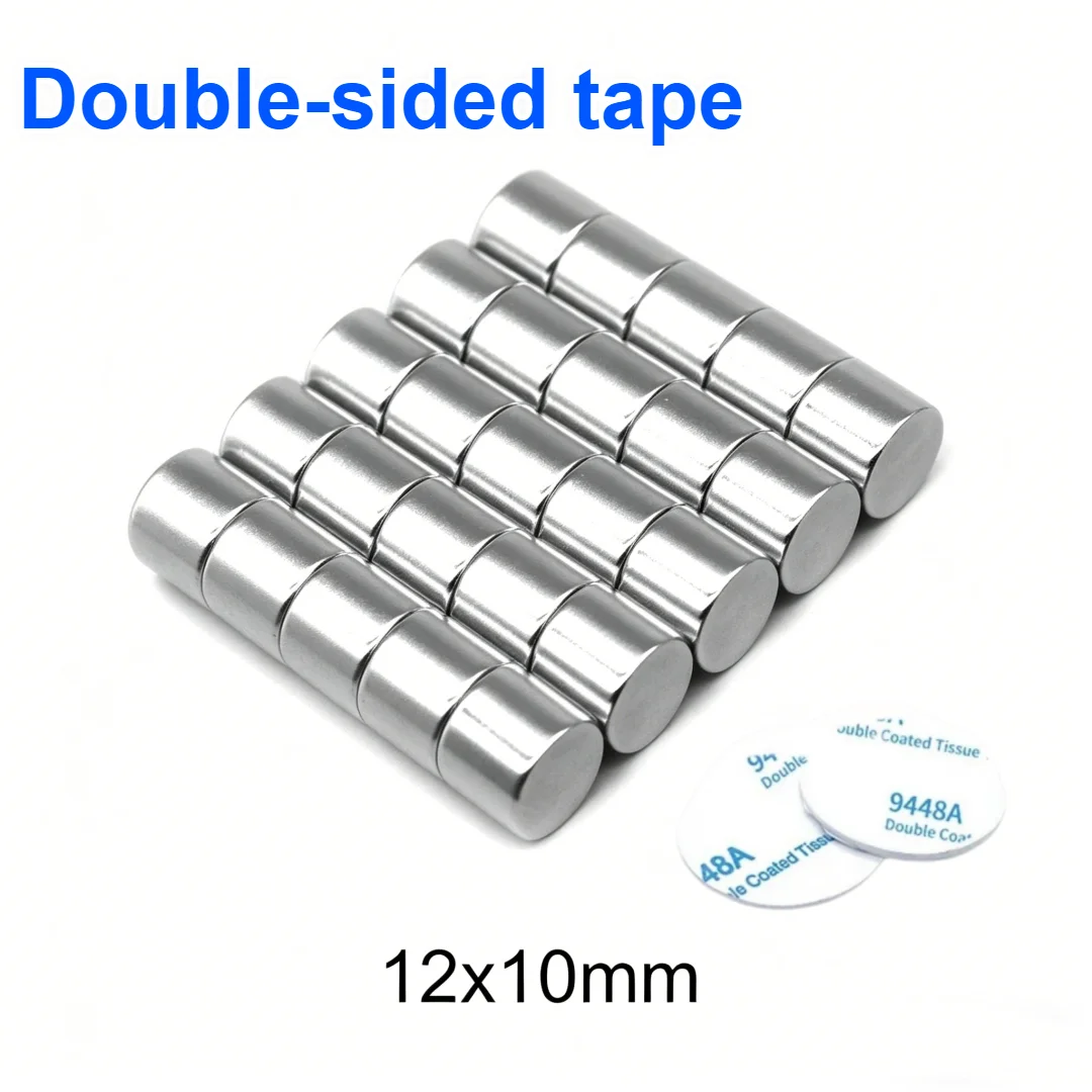 12x10mm Strong Round Magnets 12mm x 10mm For Home Refrigerators, Offices DIY 12*10 mm 12x10