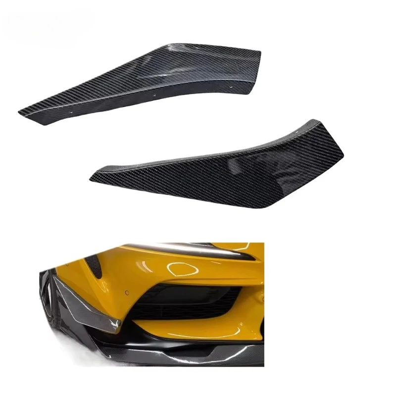 

High Level Material Vrs Models A90 A91 Carbon Fiber Air Intake Grille Front Bumper Canards For Toyota A90 A91