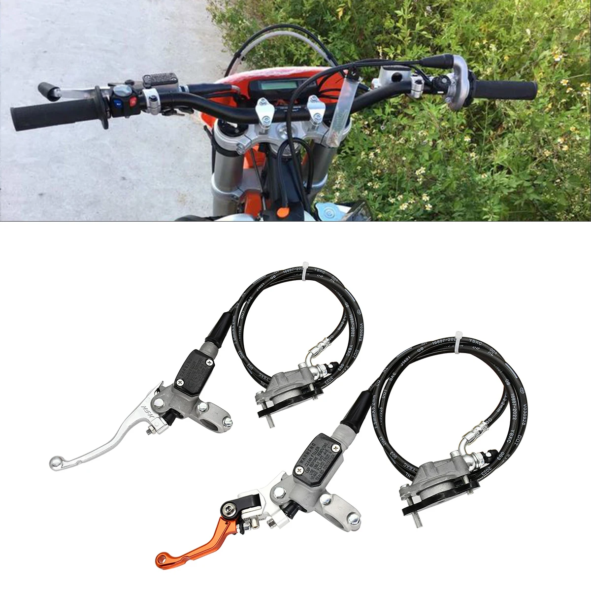 

For SX SX-F XC XC-W XCF-W XC-F EXC EXC-F TPI 6Days 125 150 250 350 450 Motorcycle Hydraulic Clutch Master Cylinder Oil Hose Pipe