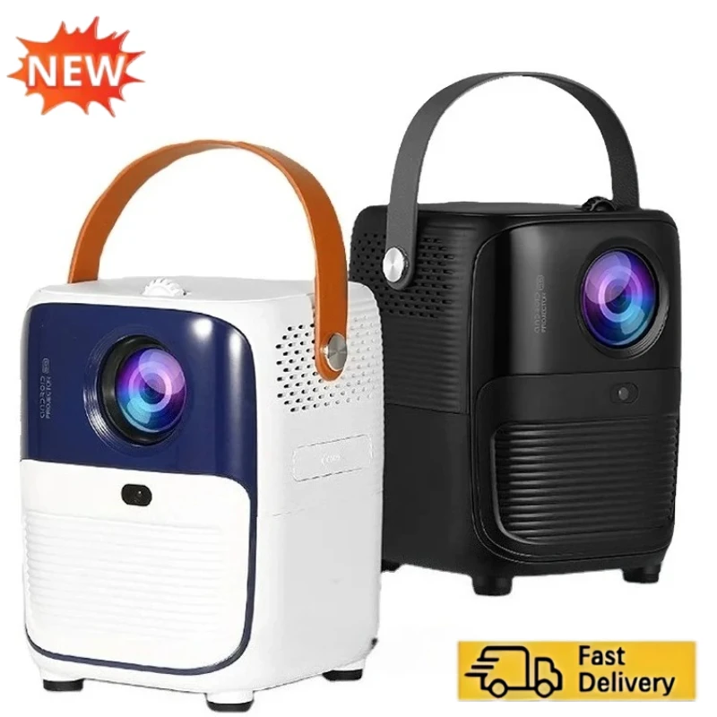 T11 1080P Portable Projector 1200 ANSI Lumens Dual Band 24G 5G Low Latency HD Large Screen Home Theater Entertainment Projector