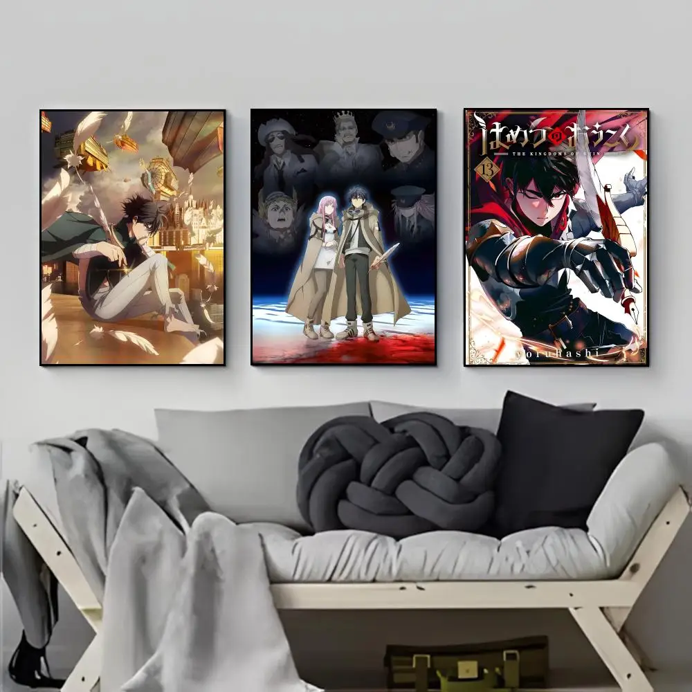 anime dark T-The Kingdoms Of R-Ruins Poster Poster HD  Waterproof Wall Sticker Bar Living Room Decor Gift