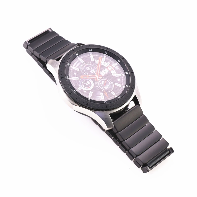 Ceramic Strap Sandblasted Surface 20mm 22mm for Samsung Galaxy Watch 3 45mm 46mm Gear S3 Frontier Classic Replacement Bracelet