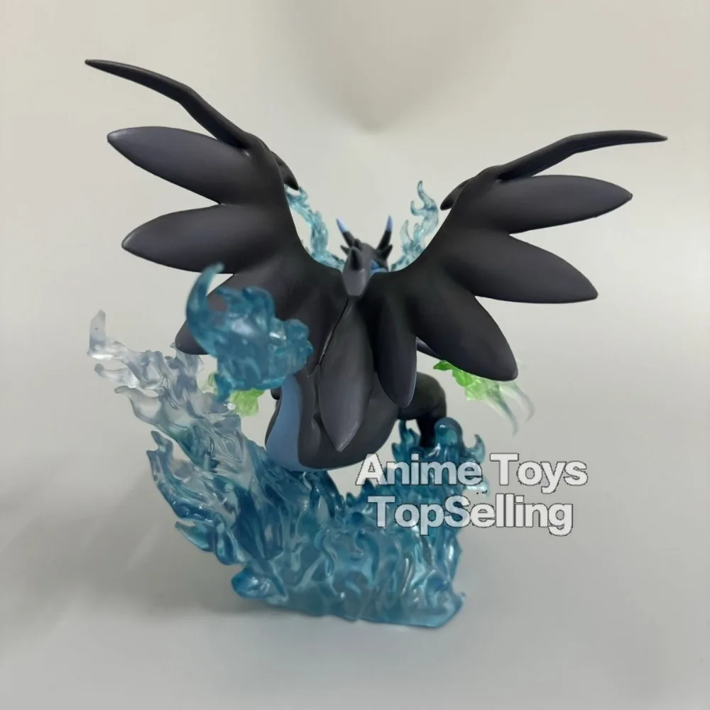 18 سنتيمتر أنيمي بوكيمون الشكل Charizard X عمل أرقام بولي كلوريد الفينيل تمثال سطح المكتب الزينة جمع نموذج اللعب الهدايا